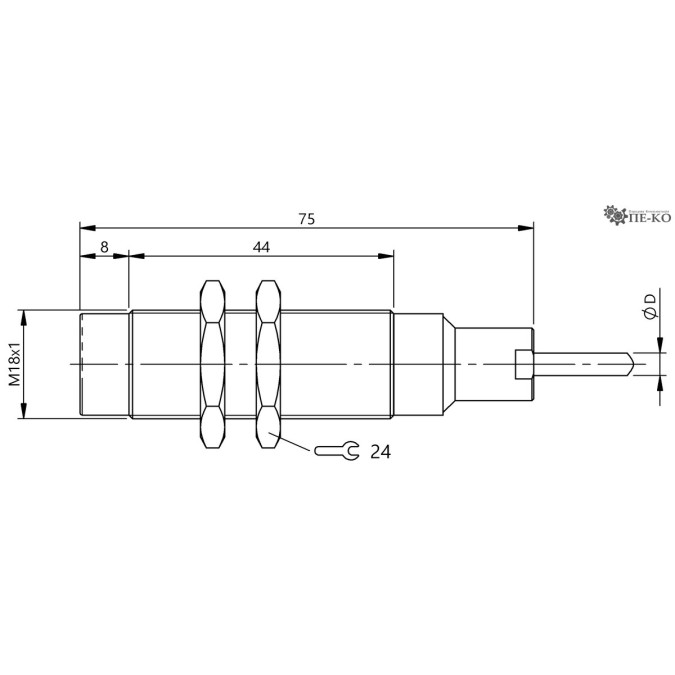 Індуктивний датчик Balluff BES M18MH2-GNX80F-BT02-EXB (BES05NR)