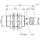 Індуктивний датчик Balluff BES M18ME-PSC80A-S04G-W10 (BES05PR)