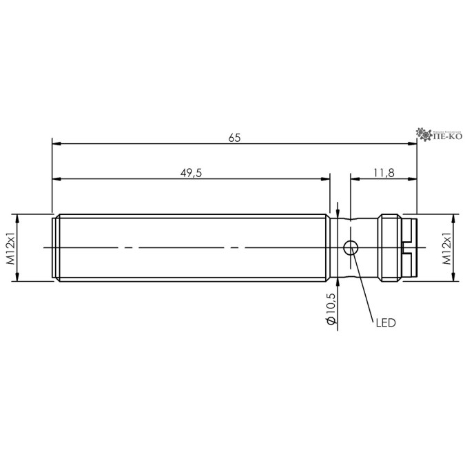 Індуктивний датчик Balluff BES M12MI-PSC20A-S04G (BES05U4)