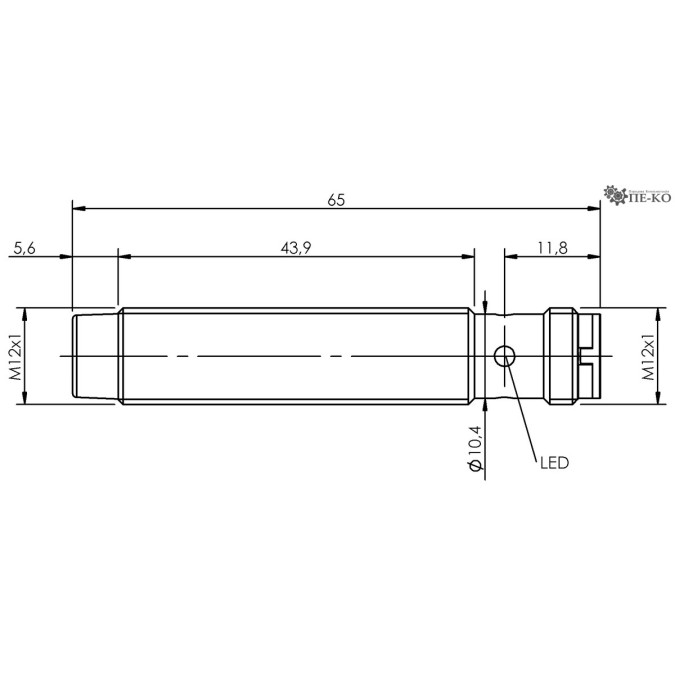 Індуктивний датчик Balluff BES M12MI-PSC40E-S04G (BES05WC)