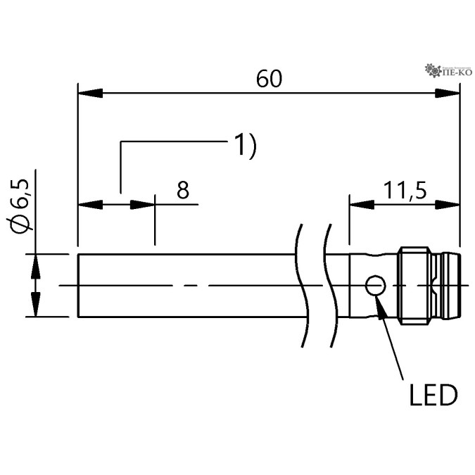 Індуктивний датчик Balluff BES G06EI-PSC40B-S49G (BES05WE)