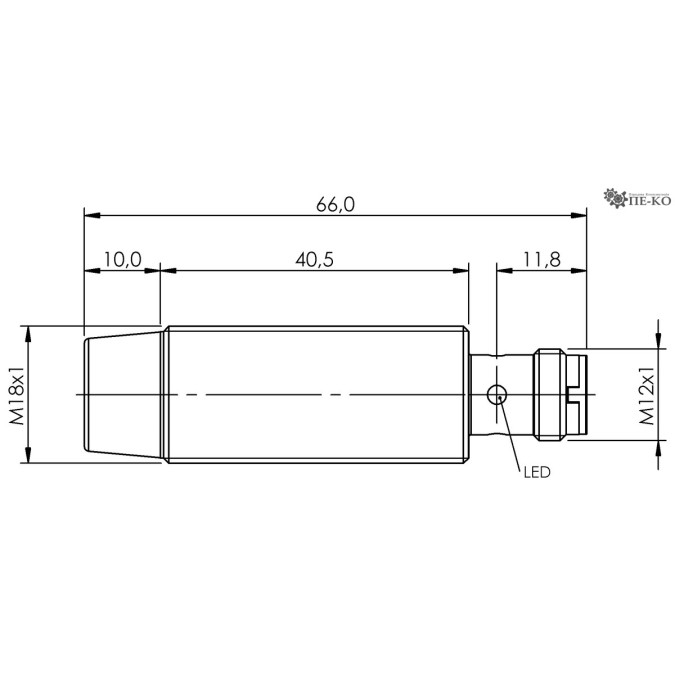 Індуктивний датчик Balluff BES M18MG-PSC80E-S04G (BES05WN)