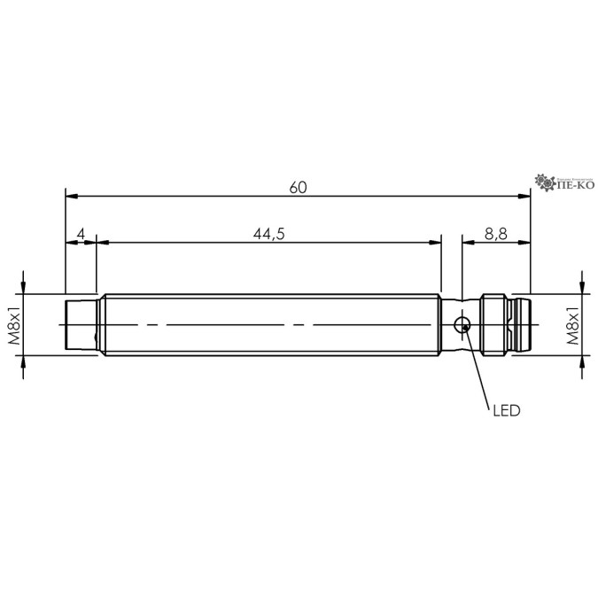 Індуктивний датчик Balluff BES M08MH-PSC30E-S49G (BES05ZZ)
