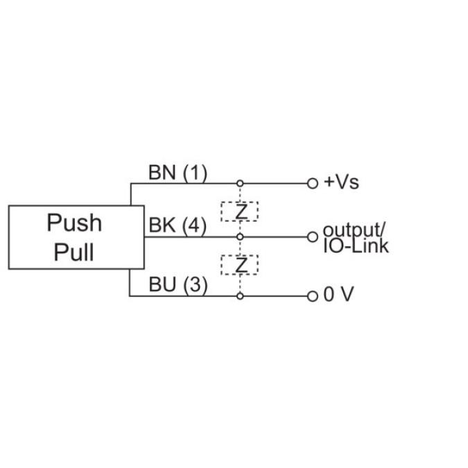 Індуктивний датчик Baumer IF08.D03L-Q25.GP1I.7VNU