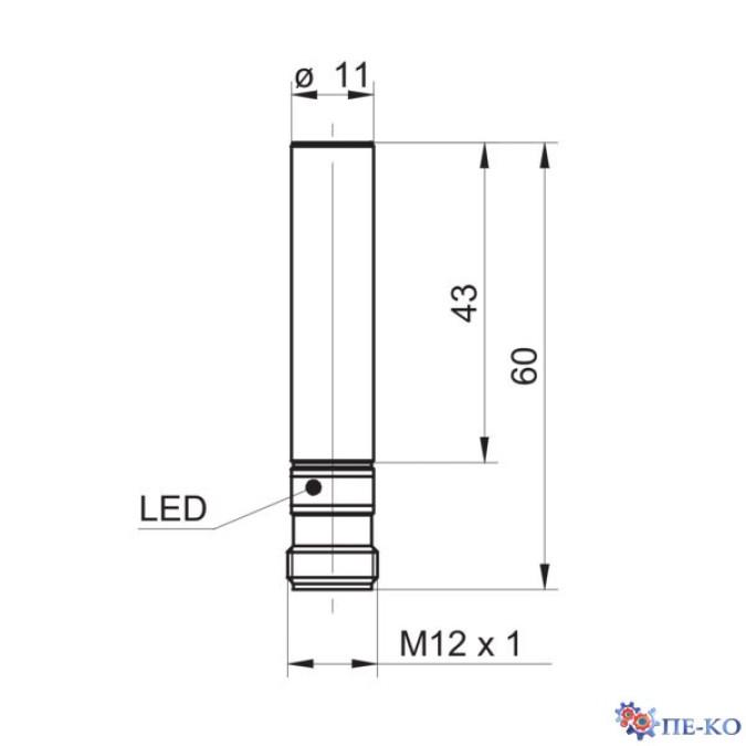 Індуктивний датчик Baumer IFBR 11P17T1/S14L-9