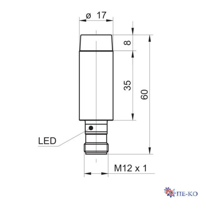 Індуктивний датчик Baumer IFBR 17P33T1/S14L-9