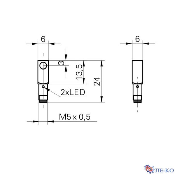 Індуктивний датчик Baumer IFFM 06N15A3/O1S05L