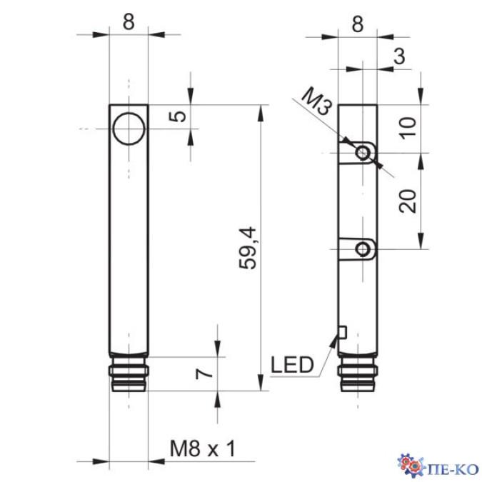 Індуктивний датчик Baumer IFFM 08P1701/O1S35L