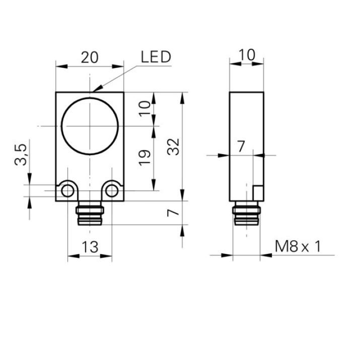 Індуктивний датчик Baumer IFFM 20P17A3/S35L