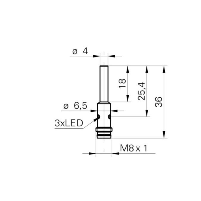 Індуктивний датчик Baumer IFRM 04N15A3/S35L
