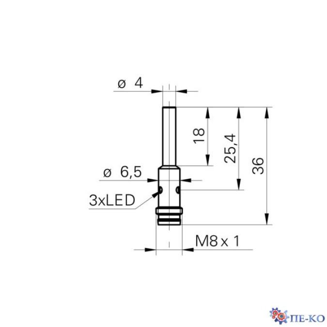 Індуктивний датчик Baumer IFRM 04P15A3/S35L