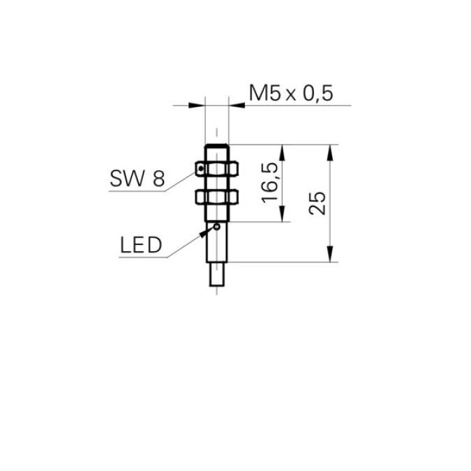 Індуктивний датчик Baumer IFRM 05N15A1/KS35PL