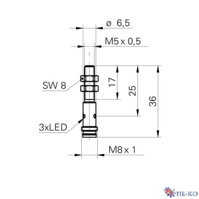 Індуктивний датчик Baumer IFRM 05N37A3/S35L