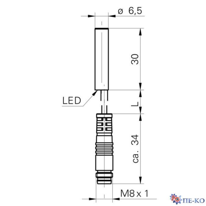Індуктивний датчик Baumer IFRM 06N1701/KS35L
