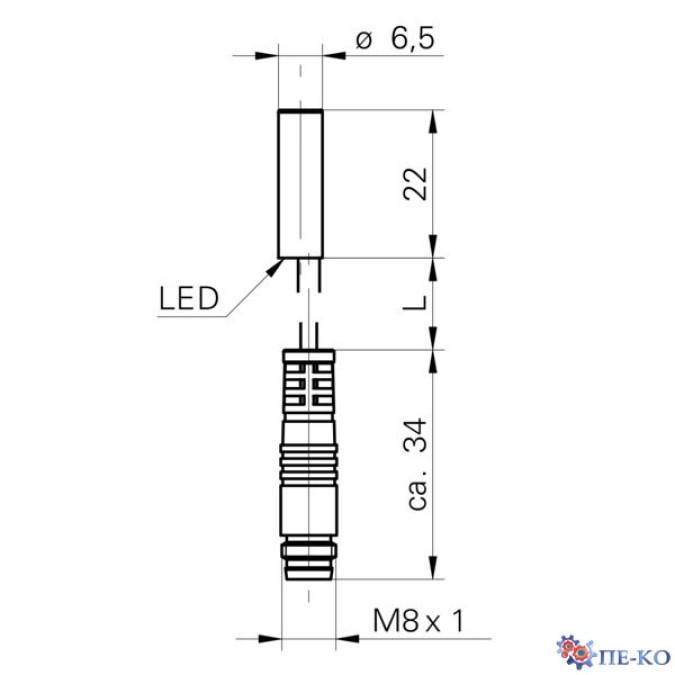 Індуктивний датчик Baumer IFRM 06N3713/KS35L