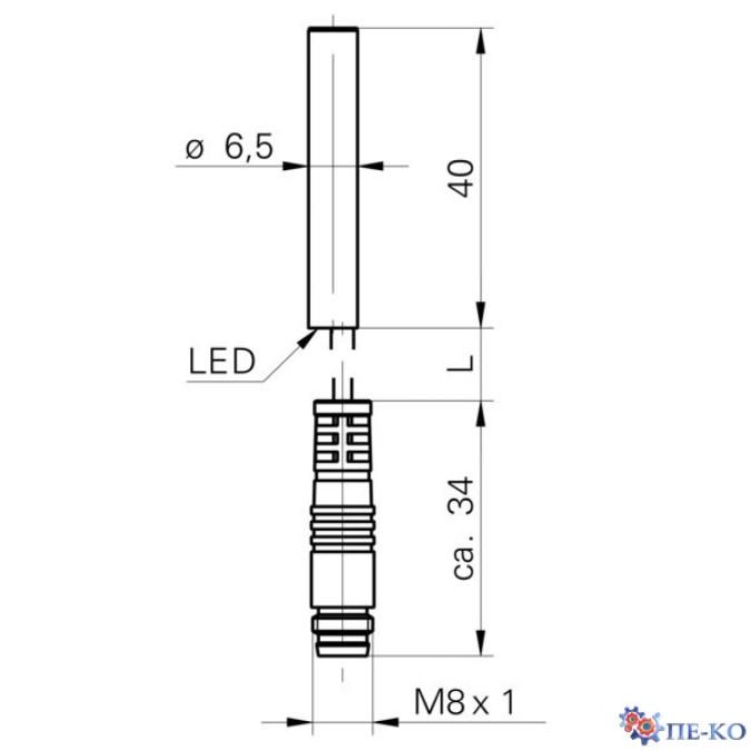 Індуктивний датчик Baumer IFRM 06P17A1/KS35L