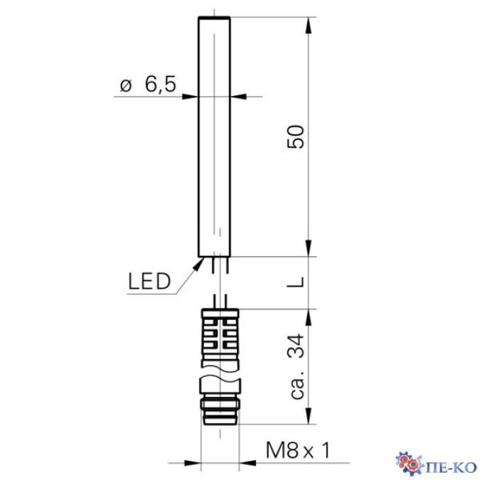 Індуктивний датчик Baumer IFRM 06P17A4/KS35L