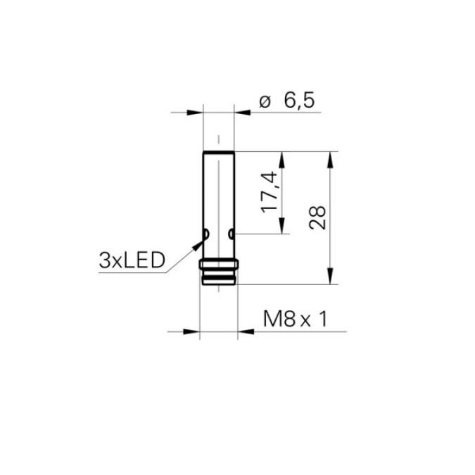 Індуктивний датчик Baumer IFRM 06P17A5/S35L