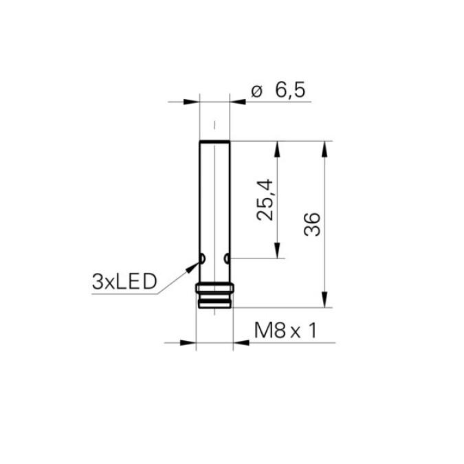 Індуктивний датчик Baumer IFRM 06P37A3/S35L