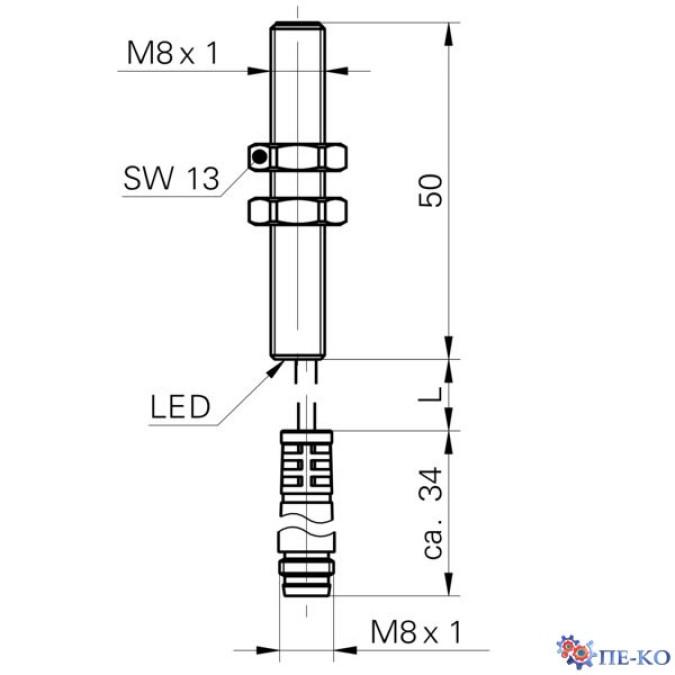 Індуктивний датчик Baumer IFRM 08N37A4/KS35L