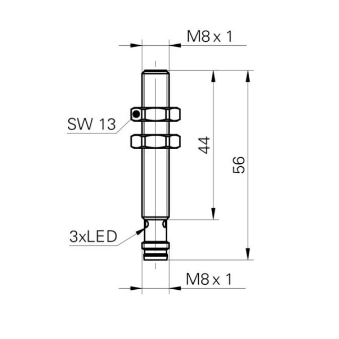 Індуктивний датчик Baumer IFRM 08N37A4/S35L
