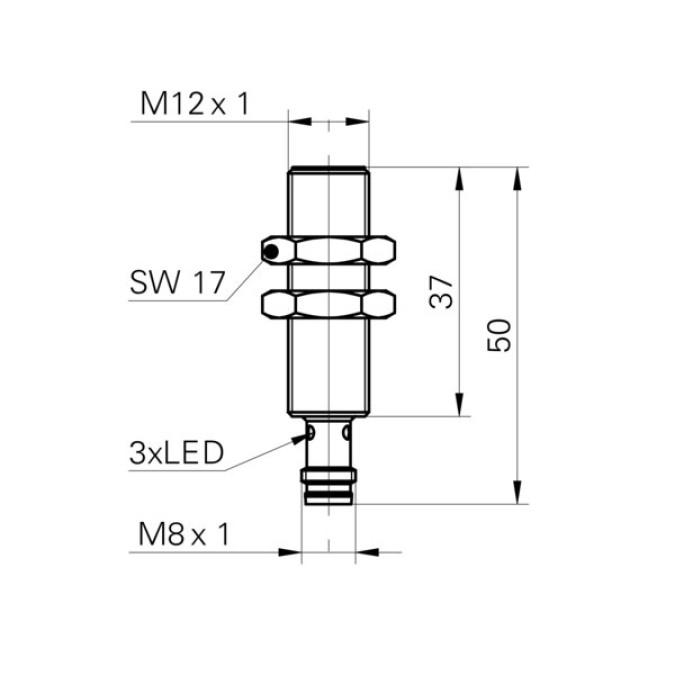 Індуктивний датчик Baumer IFRM 12P3701/S35L
