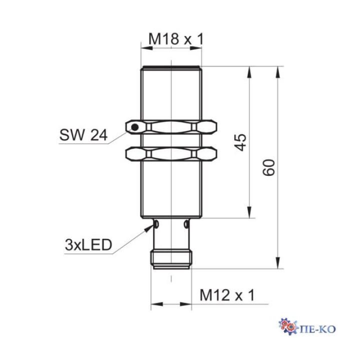 Індуктивний датчик Baumer IFRM 18N37M1/S14L