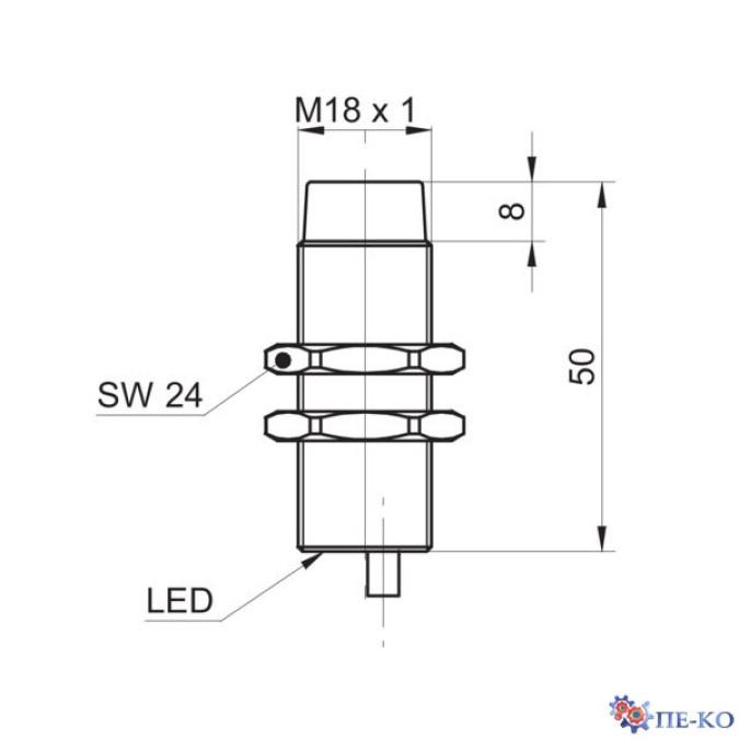 Індуктивний датчик Baumer IFRM 18P13T1/PL