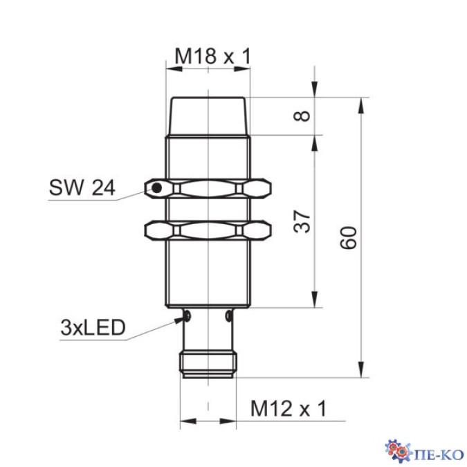 Індуктивний датчик Baumer IFRM 18P13T1/S14L