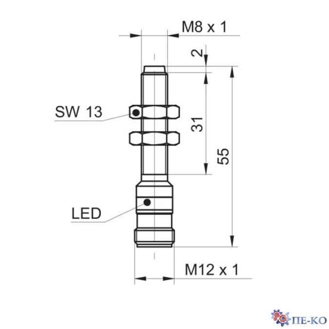 Індуктивний датчик Baumer IFRR 08N33T1/S14L-9