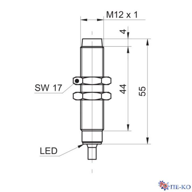 Індуктивний датчик Baumer IFRR 12N13T1/L-9