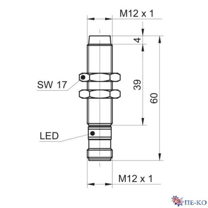 Індуктивний датчик Baumer IFRR 12P13T1/S14L-9