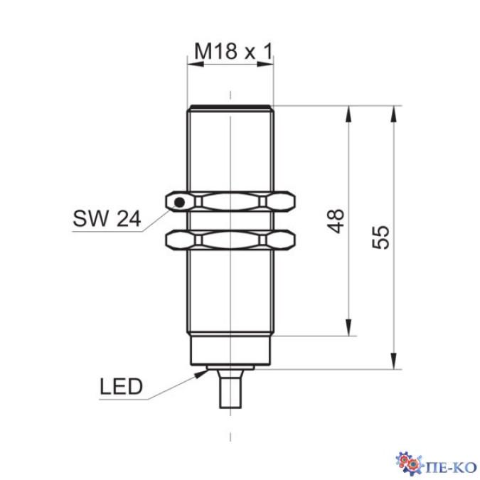 Індуктивний датчик Baumer IFRR 18P17T1/L-9
