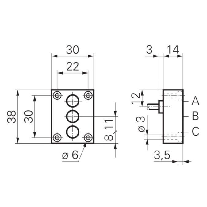Індуктивний датчик Baumer ILFK 12P1101/I03