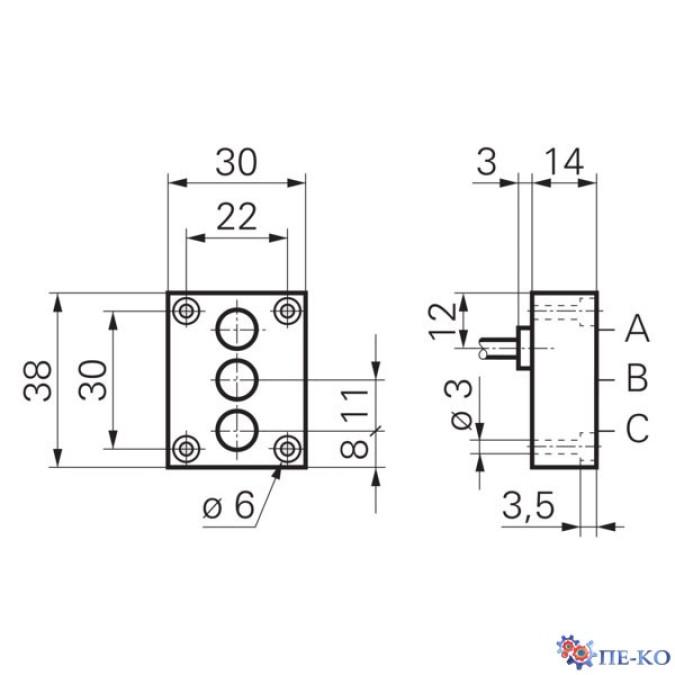 Індуктивний датчик Baumer ILFK 12P1501/I03
