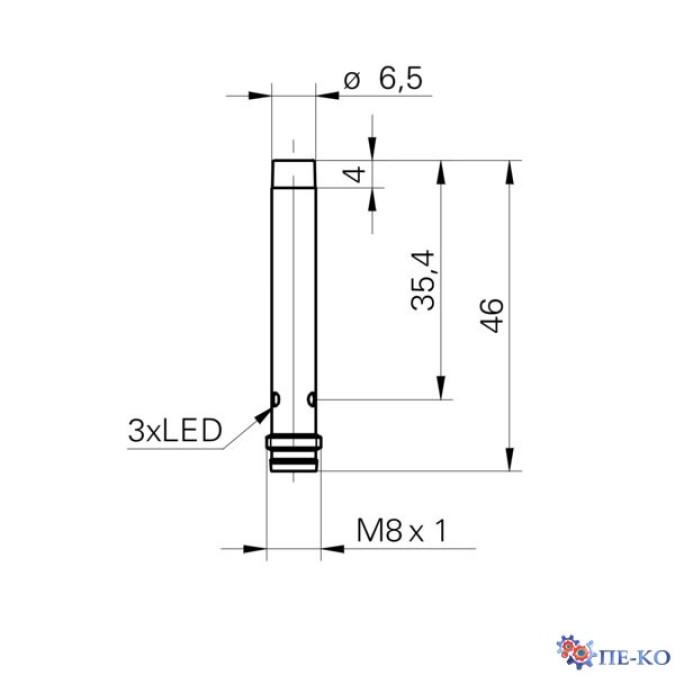 Індуктивний датчик Baumer IR06.P06S-N46.NO1Z.7SL