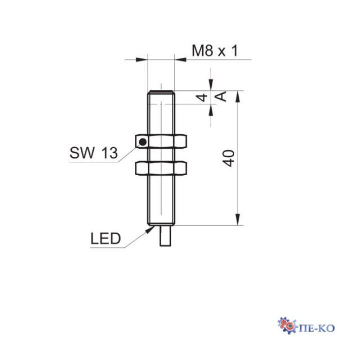 Індуктивний датчик Baumer IR08.P03S-F40.PC1Z.7SCV