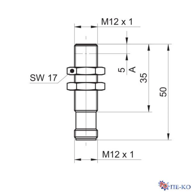 Індуктивний датчик Baumer IR12.D06S-Q50.UA1Z.7BO