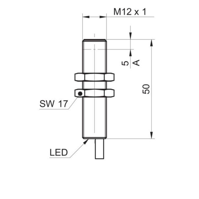 Індуктивний датчик Baumer IR12.P06S-F50.PC1Z.7BCV