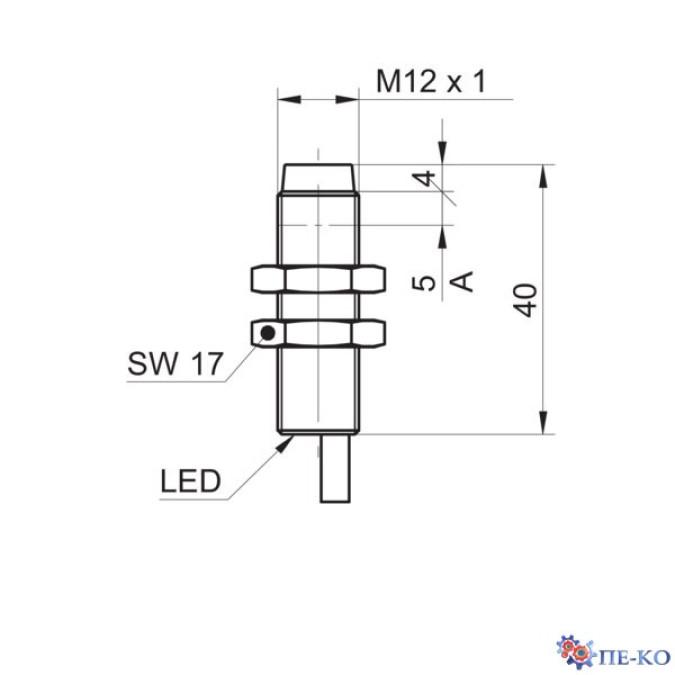 Індуктивний датчик Baumer IR12.P10S-N40.PC1Z.7BCV