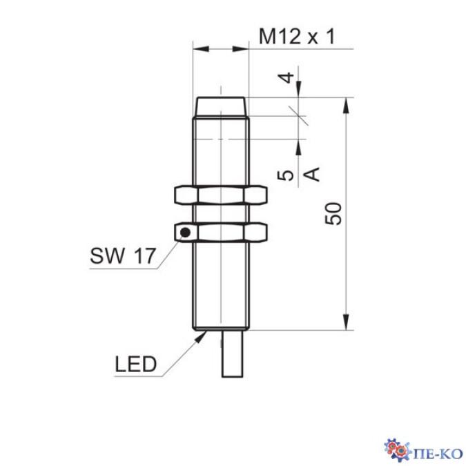 Індуктивний датчик Baumer IR12.P10S-N50.NO1Z.7BCV