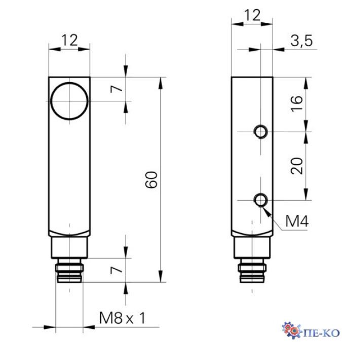 Індуктивний датчик Baumer IWFM 12L9504/S35A