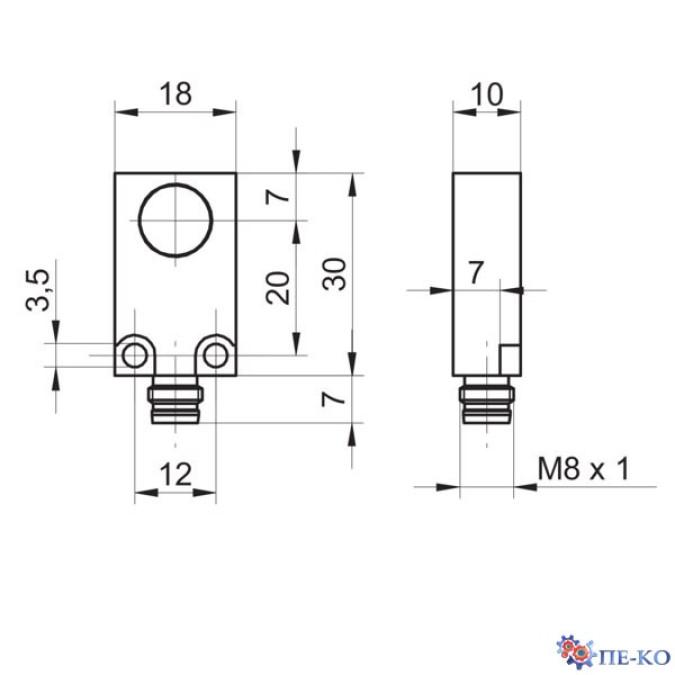 Індуктивний датчик Baumer IWFM 18L9505/S35A