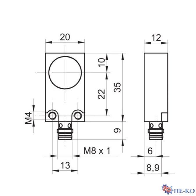 Індуктивний датчик Baumer IWFM 20U9503/S35