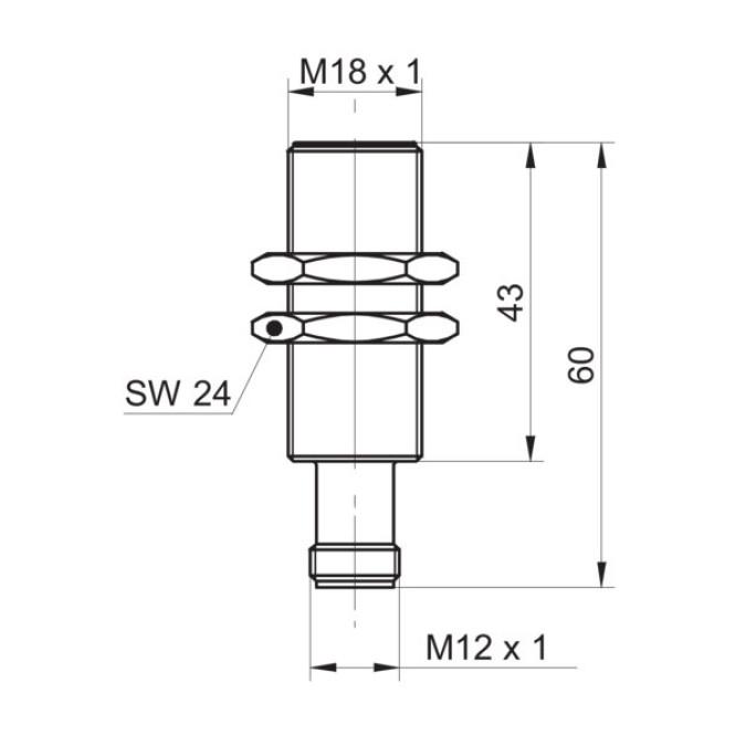 Індуктивний датчик Baumer IWRR 18I97T4/S14