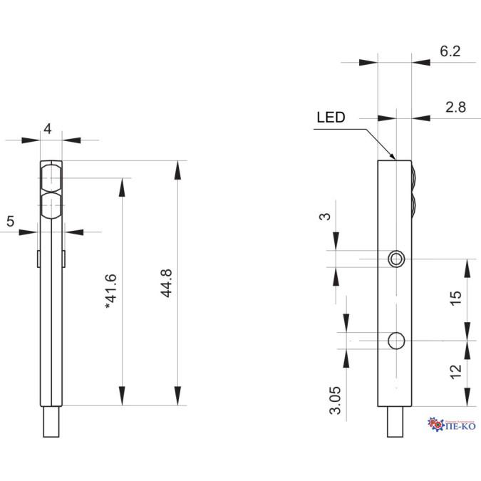 Оптичний датчик Baumer FHDK 04G6102/KS35A