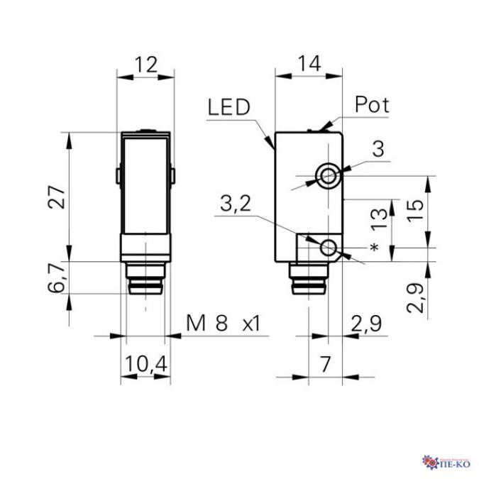 Датчик контрасту Baumer OZDK 10P5101/S35A