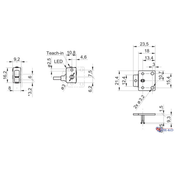 Оптичний датчик Baumer FNCK 07N6910