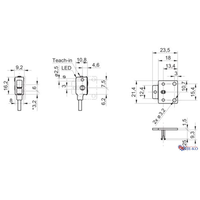 Оптичний датчик Baumer FNDK 07P6910