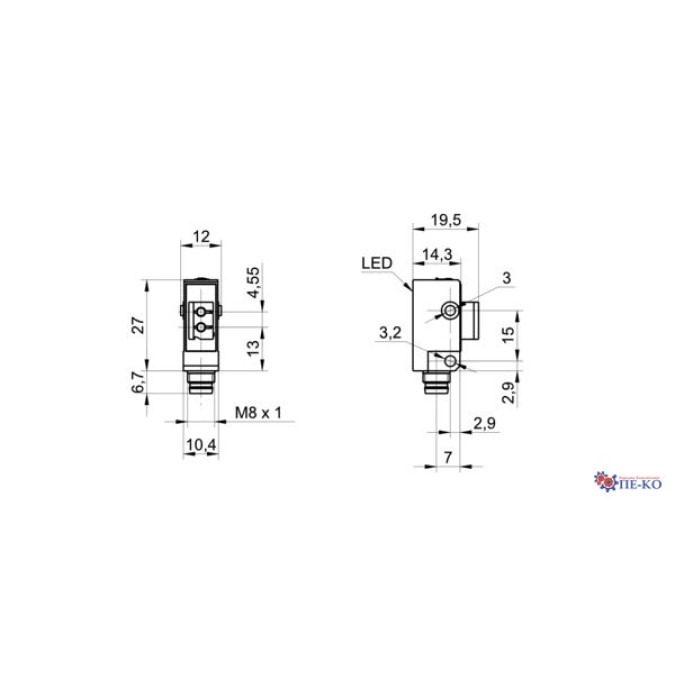 Оптоволоконний датчик Baumer FVDK 10N5101/S35A